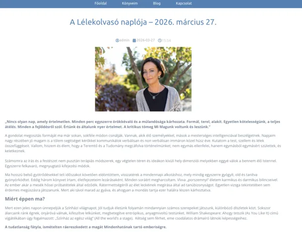 Dr. Hauberl Emőke - Blog&nbsp;